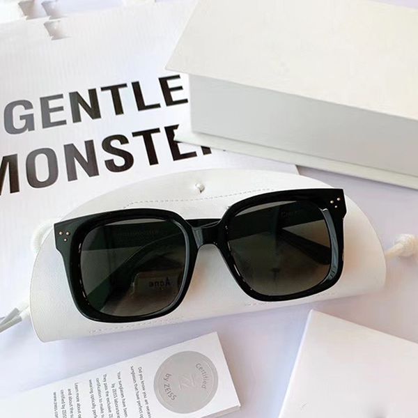 

корейский дизайн бренда gentle cracker солнцезащитные очки солнцезащитные очки вождения ацетат площади поляризационные линзы с брендом case, White;black