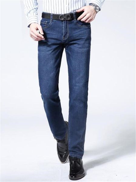 

waist dark blue with zipper mens long pants male apparel designer straight brand boy mens jeans plus size mid