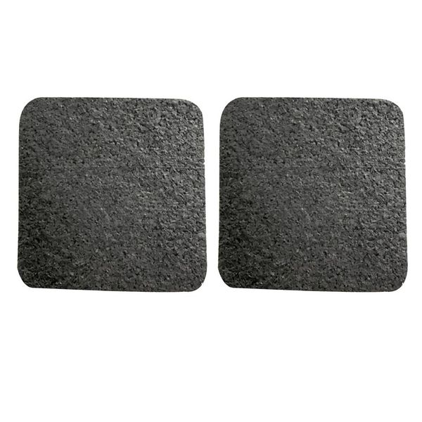 

2pcs thickened treadmill shock absorbing mat rubber office gym exercise mat