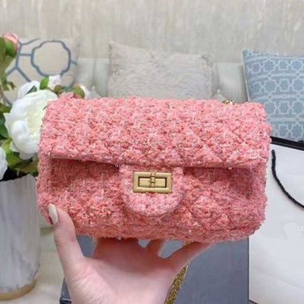 

women crossbody handbag lady shoulder bag multi color handbag chain on wallet fashion handbag pom poms