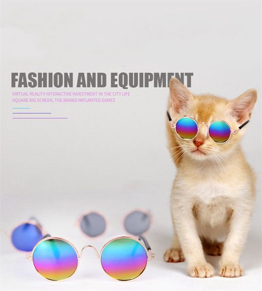 Adorável gato de estimação Óculos cão Óculos produtos PET para Little Dog Cat Eye-protecção contra o desgaste Dog Sunglasses Fotos Pet Accessoires