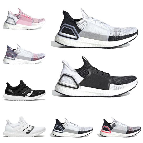 

2019 ultra boost ultraboost 19 кроссовок для мужчин и женщин непобедимым Cloud white Oreo True Pink мужские кроссовки дышащие спортивные кроссовки