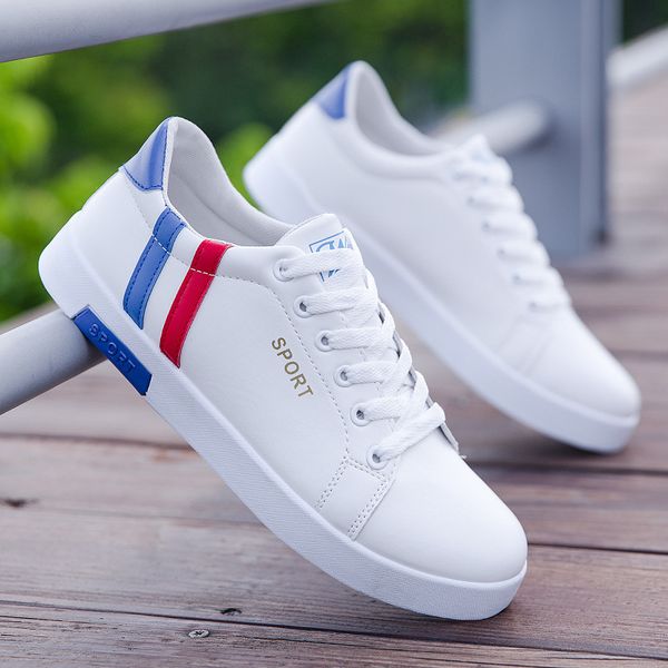 

ollymurs spring and autumn students men's shoes white breathable trend shoes korean youth men's deodorant casual, Black