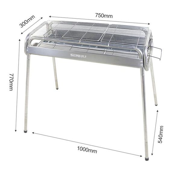 

stainless steel bbq grill outdoor barbeques thickening charcoal barbecue oven/charbroiler portable bbq tools