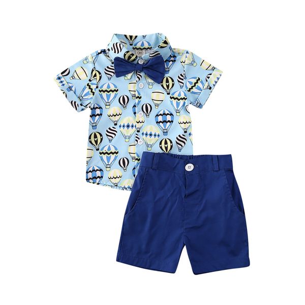 

2020 newborn baby clothing sets summer baby boy sets infant boy t-shirts+casual shorts pants outfits tracksuit, White