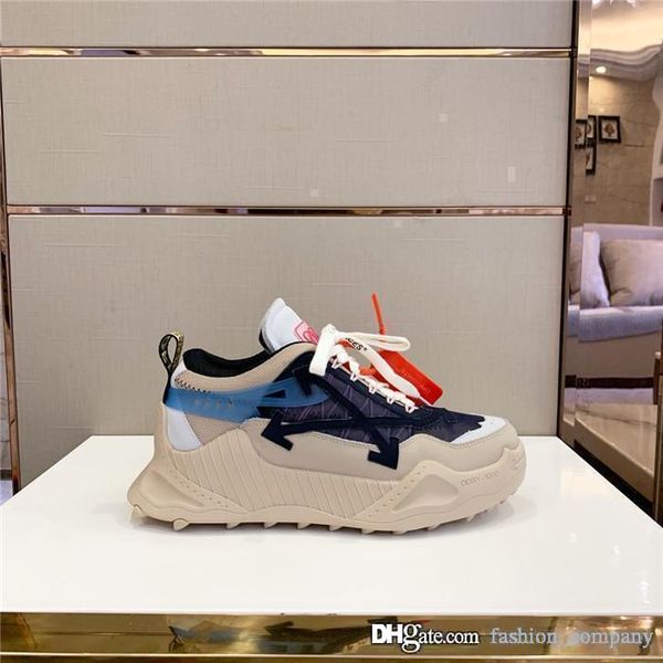 

FW19 Odsy-1000 Green Vulc Черные кроссовки, кроссовки платформы Стрелка Обувь Vulcs Черный Белый Мода Дизайнерские от женщин Повседневная обувь Кроссовки