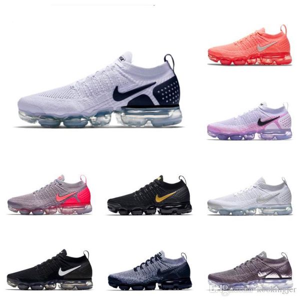 

2019 air vapors 2.0 sneakers plyknit running shoes men green trainers tennis maxes shoe men sport size 5.5-11