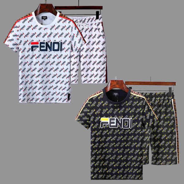 

2020 new medusa sets fashion tracksuit set casual mens black white suits casual suit sweatshirts europe size men luxury short sleeve, Gray