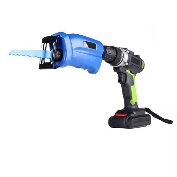 

reciprocating saw convert adapter woodworking chainsaw for cordless power drill