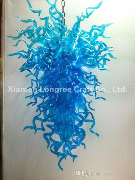 

довольно синий выдувного муранского стекла люстра light modern art deco glass синий люстра свет для гостиной