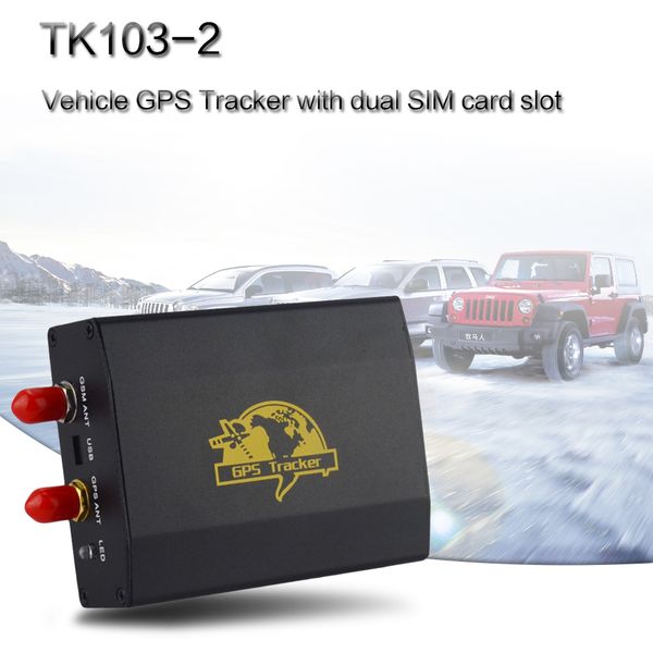 

gps tracker tk103-2 for vehicle tracking device support remote oil/electricity cut off with movement/overspeed alert geo-fence