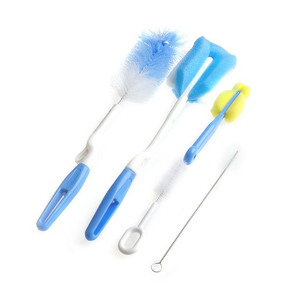 

5pcs nozzle spout tube nylon baby milk bottle nipple brush