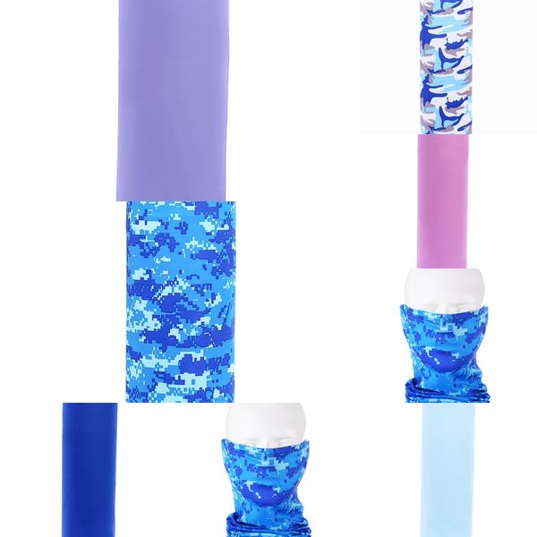 

eroxy shipping sport neck bicycle fishing scarf bandanas shield face with mask safety filters bandana headwear ring scarf, Black