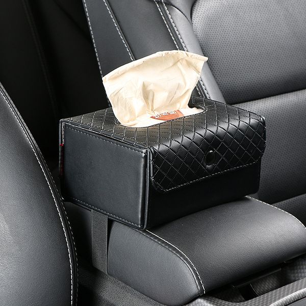 

foldable car home dual-use paper towel pumping tissue box seat back hanging creative or armrest box fixed multi-function