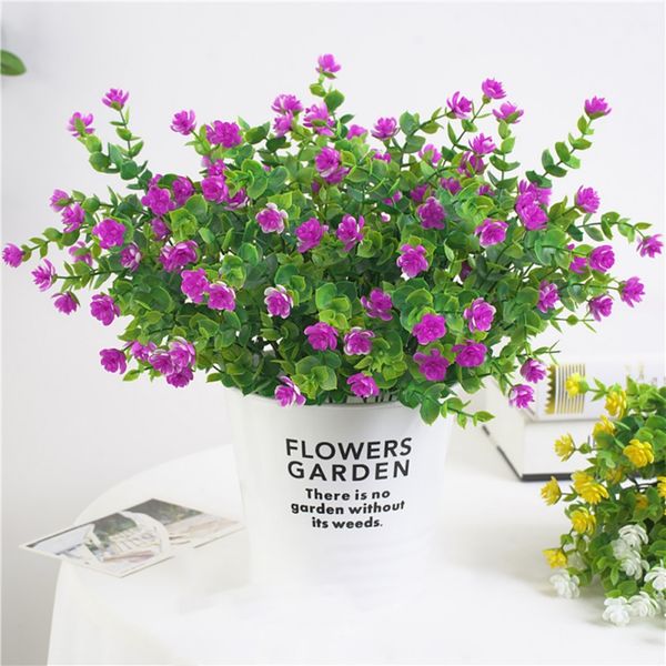 

decorative flowers & wreaths 30cm artificial outdoor fake decoration uv resistant no fade faux plastic plants garden porch window