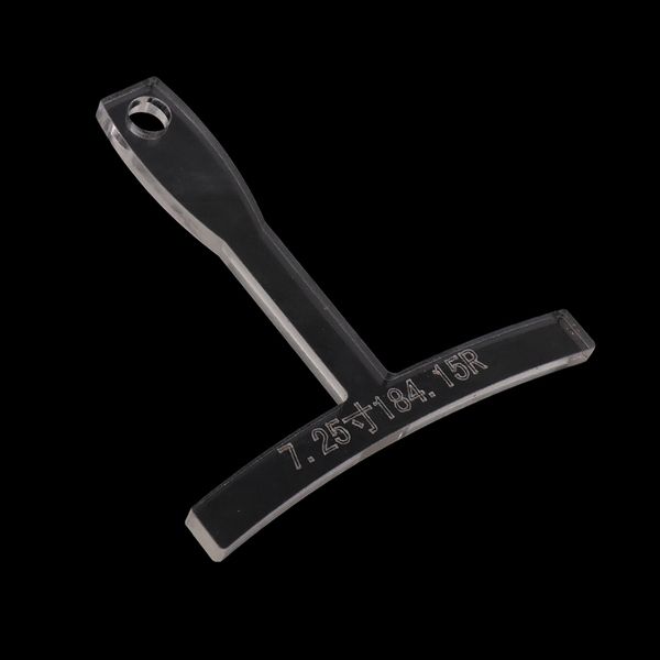 

transparency fingerboard string action gauge guitar/bass luthier tool