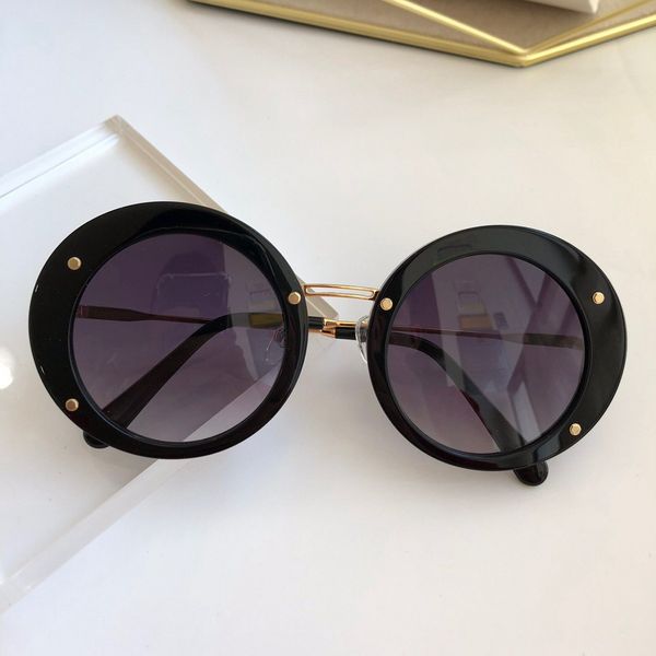 

2020 lady new design round shape sunglass stars model famous models whloesaler price with original case, White;black
