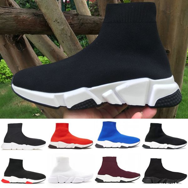 

designer sock shoes triple black white men women fashion sneakers black yellow blue pink fashion mens trainer runner platform shoe