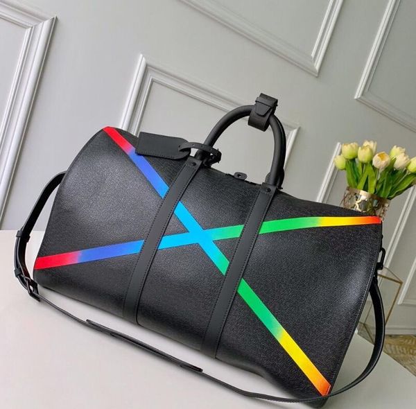 

натуральная кожа женщина любит путешествие сумки мода случайный классического x багаж сумка рюкзак с замком 50cm