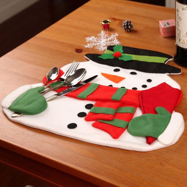 

table napkin 40x36cm napkins linen santa claus ornaments printed cloth for wedding party dinner mats decoration accessories