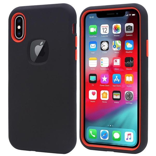 

high-quality 3 in 1 hybrid shockproof defender phone cases for iphone 11 xr xs max 8 7 6 plus samsung s9 plus note 9