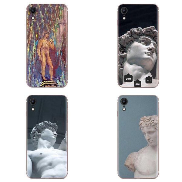 

custom for xiaomi mi3 mi4 mi4c mi4i mi5 mi 5s 5x 6 6x 8 se pro lite a1 max mix 2 note 3 4 fashion skin thin case art david statue