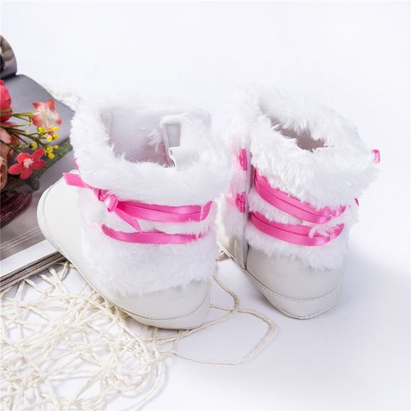 

emmababy winter warm fashion baby girl boy snow boots winter booties infant toddler newborn crib shoes 0-18m, Black;grey