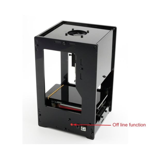 

assembled lybot-mini drawing robot laser engraving machine label marking machine 1000mw with simple off line function