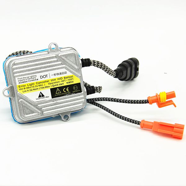 

30pcs ac 55w 12v hid slim ballast for hid xenon headlight bulb h1 hb3 4300k 6k for car honda&toyota with stock fast shipping ing