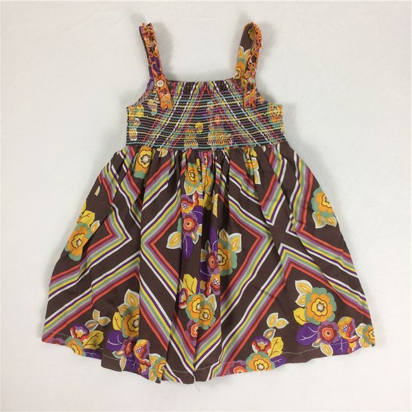 

Детское летнее платье Новорожденные девочки без рукавов Цветочные платья Детско