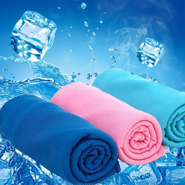 

300pcs новое прибытие магия льда полотенце 90 * 30 см многофункциональный охлаждение летние холодные спортивные полотенца прохладный шарф ль