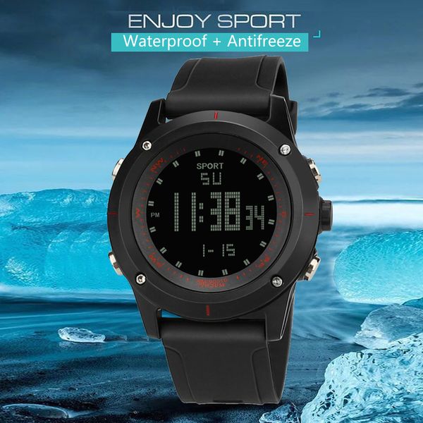 

brand waterproof sport watches men silver analog digital quartz analog watch clock s masculinos, Slivery;brown