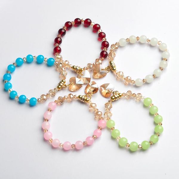 

charm bracelets masculina glass jewelry arm pulseira femme bijoux bead bracelets, Golden;silver