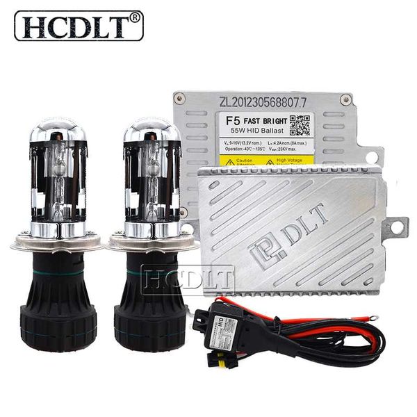

hcdlt 12v 55w bixenon h4 cnlight hid headlight kit xenon h4 h4-3 hid replacement bulb 4300k 6000k dlt f5t 55w reactor ballast