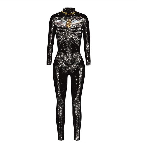 

new womens sports jumpsuits fashion casual streetwear women printed rompers active autumn jumpsuit top, Black;white