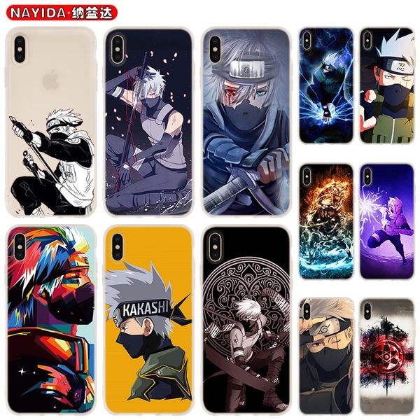 

soft phone case for iphone 11 pro x xr xs max 8 7 6 6s 6plus 5s s10 s11 note 10 plus huawei p30 xiaomi cover naruto kakashi shippuden