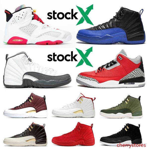 

2020 dark grey fiba 12 12s basketball shoes men game royal gym red cement hare bulls flu game designer mens trainers sports sneakers