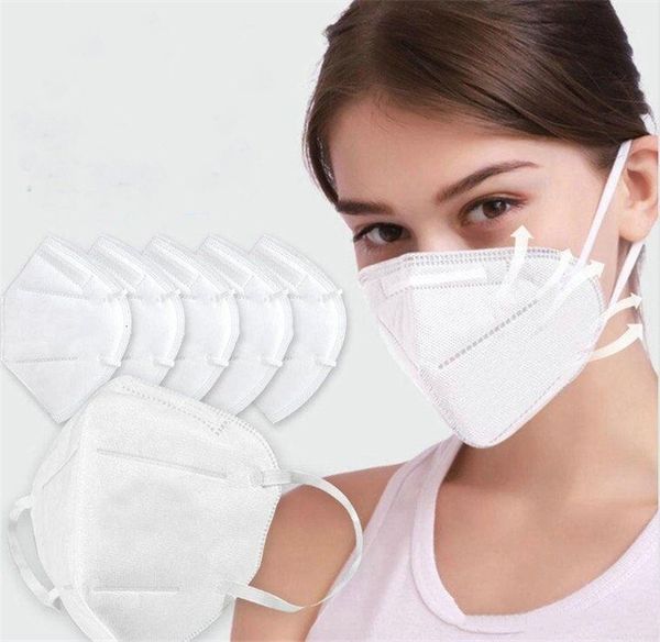 

k shipping within 12 hours 4-ply non-woven face mask 4 layers earloop white anti-dust anti-fog masks bgmi