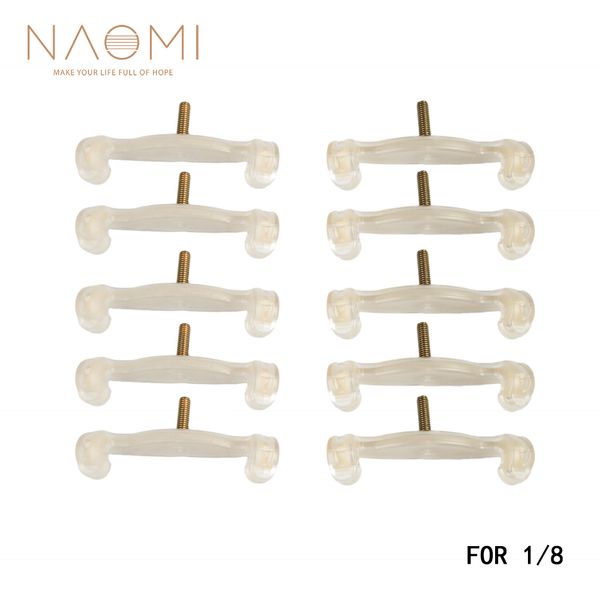 

naomi 1/8 violin shoulder rest feet 10pcs violin shoulder rest legs feet white replacements 1/8 violin parts & accessories new