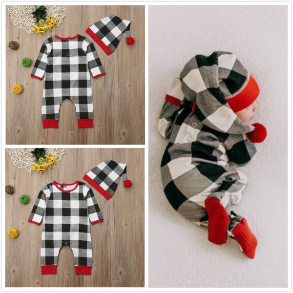 

newborn baby boy girl jumpsuit overall hat outfit costume 2pcs sets, Blue
