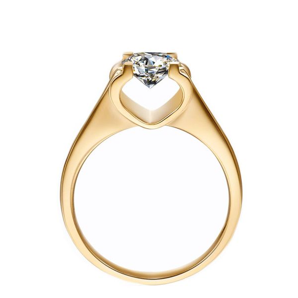 

onerain classic 100% 925 sterling silver created moissanite gemstone engagement rings wedding band jewelry gifts wholesale 5-12