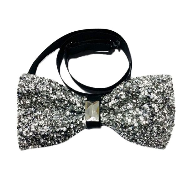

fashion style bowtie silver crystal and bow tie 2017 new arrival fashion casual gravata borboleta, Blue;purple