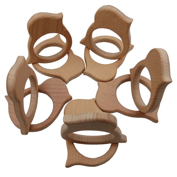 

деревянная большая птица прорезыватель природа детские погремушки зубы захватывающая игрушка diy органические экологичные древесины прорезыв