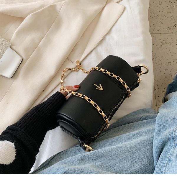 

женщина vintage pu кожа crossbody сумки для женщин 2020 цепи плеча сумку дамы руки sling сумки