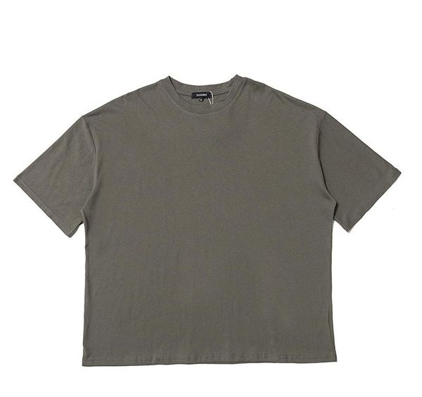 

season 6 solid color t shirt men women summer style tees oversized fashion t-shirt gunn, White;black