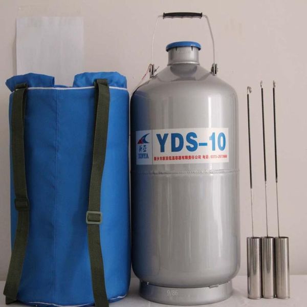 

1pc yds-10/yds-10b liquid nitrogen container cryogenic tank dewar with straps