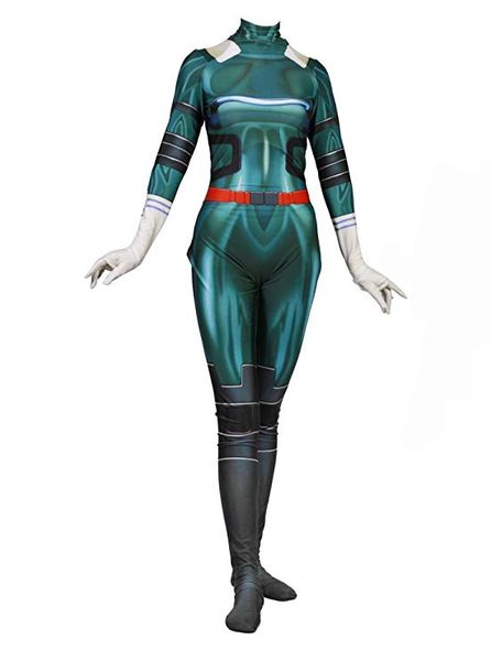 

мой герой академия изуку мидория косплей костюм женский хеллоуин костюм, Black