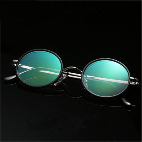 

agstum readers mens womens metal vintage round reading glasses +1.00 +150 +200+250, White;black