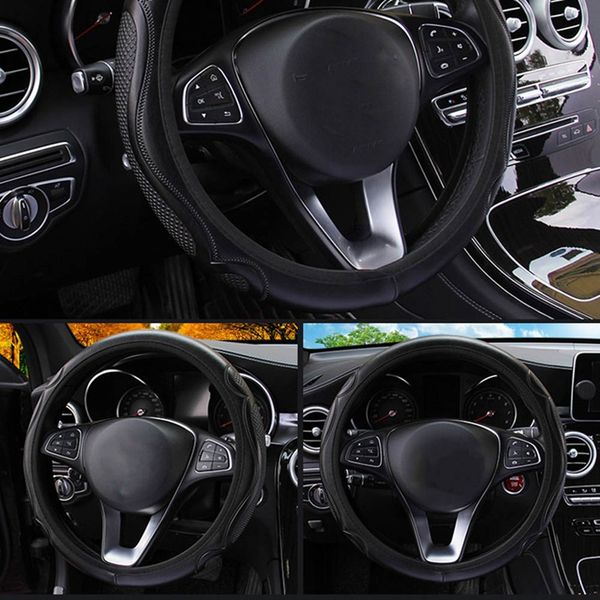 

universal truck car breathable anti-slip steering wheel cover guard protector car-styling auto steering wheel cover