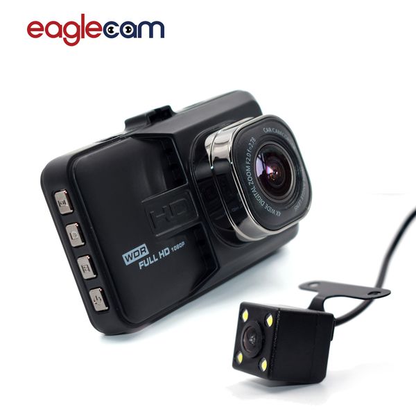 

car dvr camera dash cam camera video recorder camcorder dual 1080p full hd 3 inch 150 degree angle g-sensor parking mode